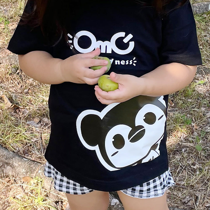 OMG CHOCO 半袖Tシャツ ブラック KIDS