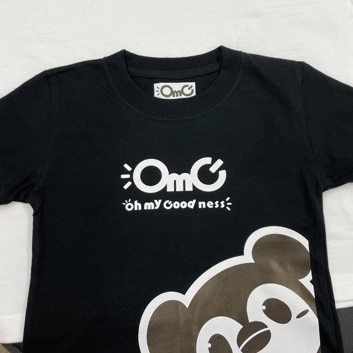 OMG CHOCO 半袖Tシャツ ブラック KIDS